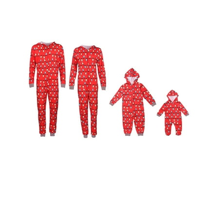 Imcute Family Matching Christmas Pajamas Set String Lights One-Piece Zip-Front Hooded Romper for Adult Kids Baby
Imcute Family Matching Christmas Pajamas Set String Lights One-Piece Zip-Front Hooded Romper for Adult Kids Baby
