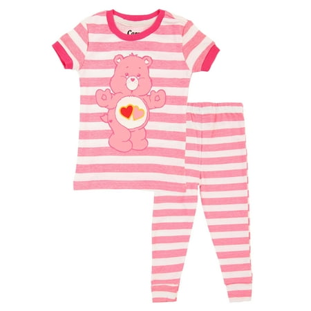 Girl s Love-a-Lot Bear Stripe Pajama Toddler Set