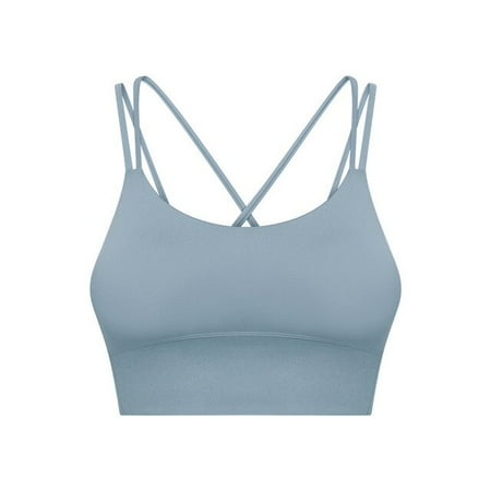 QWZNDZGR New Sports Vest Cross Back Double Shoulder Straps Yoga Bra Skin-Friendly Naked Feeling Fitness Yoga Underwear Black/Blue/Pink
QWZNDZGR New Sports Vest Cross Back Double Shoulder Straps Yoga Bra Skin-Friendly Naked Feeling Fitness Yoga Underwear Black/Blue/Pink