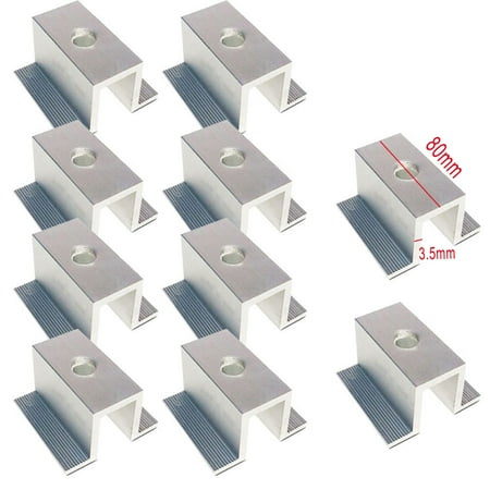 10pcs 3.5MM Solar Middle Clamp PV For Height 25-50MM Aluminum Alloy Photovoltaic Bracket Solar Panels Holder Accessories
10pcs 3.5MM Solar Middle Clamp PV For Height 25-50MM Aluminum Alloy Photovoltaic Bracket Solar Panels Holder Accessories