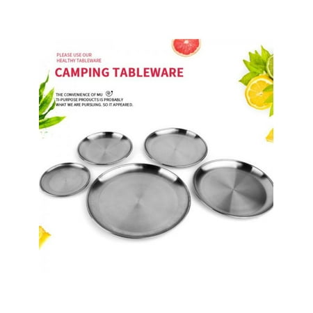 Dragonus 14-26cm Stainless Steel Round Serving Table Tray Platter BBQ Food Fruit Dish
Dragonus 14-26cm Stainless Steel Round Serving Table Tray Platter BBQ Food Fruit Dish