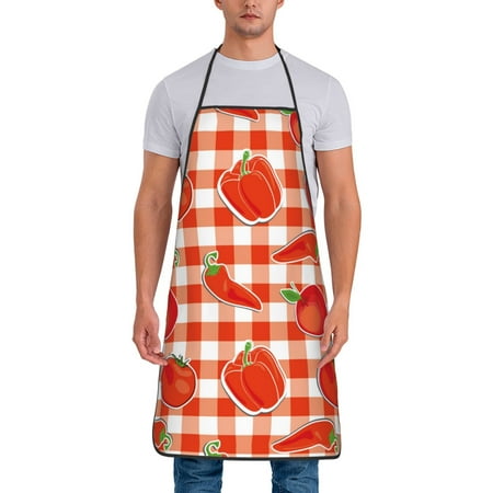 Naloa 1Pack Adjustable Bib Apron Waterdrop Resistant Cooking Kitchen Aprons for Women Men Chef Tomatoes And Chili Print
Naloa 1Pack Adjustable Bib Apron Waterdrop Resistant Cooking Kitchen Aprons for Women Men Chef Tomatoes And Chili Print