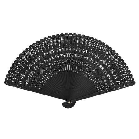 Bamboo Vintage Fan Silk Handheld Foldable Fan Elegant Gift for Women Ladies (Black)
Bamboo Vintage Fan Silk Handheld Foldable Fan Elegant Gift for Women Ladies (Black)