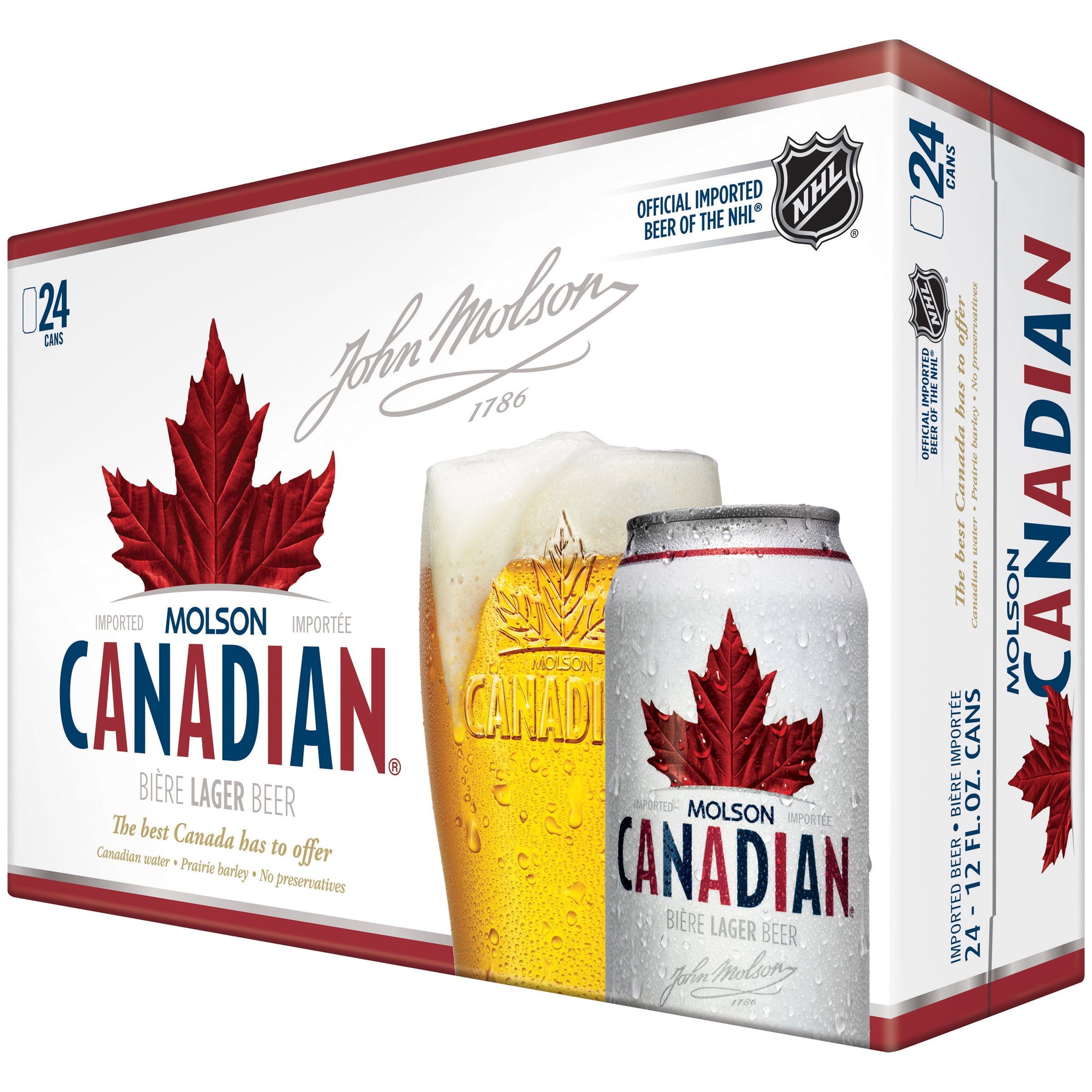 Molson Ice Beer 1212 fl. oz. Cans