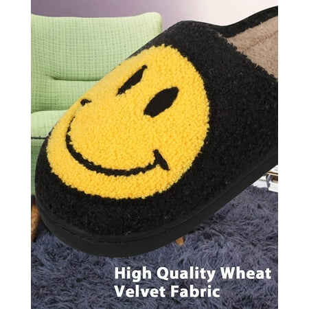 Smiley Face Silppers for Women and Men House Smiley Slippers Cute Preppy Slippers Non-Slip
Smiley Face Silppers for Women and Men House Smiley Slippers Cute Preppy Slippers Non-Slip