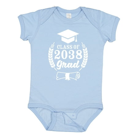 Inktastic Class of 2038 Grad with Diploma and Graduation Cap Gift Baby Boy or Baby Girl Bodysuit
Inktastic Class of 2038 Grad with Diploma and Graduation Cap Gift Baby Boy or Baby Girl Bodysuit