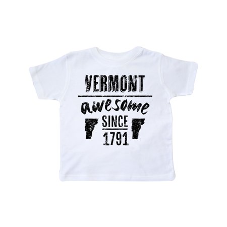 Inktastic Vermont Awesome Since 1791 Gift Toddler Boy or Toddler Girl T-Shirt
