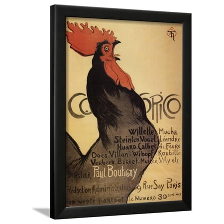Cocorico Cteinlen Framed Print Wall Art