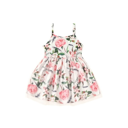 Canrulo Infant Baby Girls Floral Dress Summer Spaghetti Strap Flower Printed A-line Tutu Dress Outfits Pink 12-18 Months
Canrulo Infant Baby Girls Floral Dress Summer Spaghetti Strap Flower Printed A-line Tutu Dress Outfits Pink 12-18 Months
