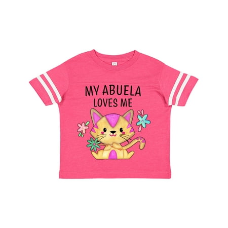 Inktastic My Abuela Loves Me with Cute Kitten and Flowers Gift Toddler Boy or Toddler Girl T-Shirt
Inktastic My Abuela Loves Me with Cute Kitten and Flowers Gift Toddler Boy or Toddler Girl T-Shirt