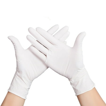 100pcs Disposable Nitrile Gloves Food Grade Gloves Natural Rubber Multipurpose Gloves Thin Size XL (White)
100pcs Disposable Nitrile Gloves Food Grade Gloves Natural Rubber Multipurpose Gloves Thin Size XL (White)
