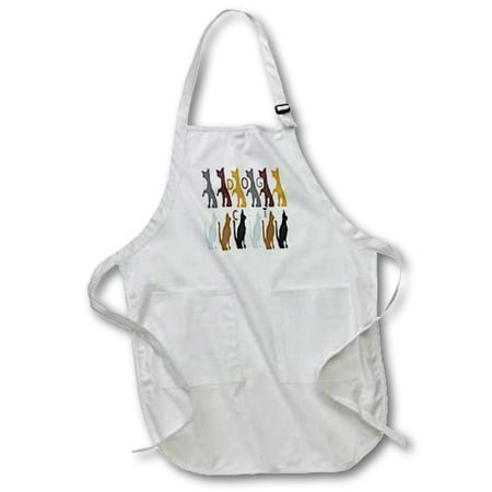 3dRose Adorable Cats n Dogs In Gray Black Red n Gold - Full Length Apron 24 by 30-inch White with Pockets
3dRose Adorable Cats n Dogs In Gray Black Red n Gold - Full Length Apron 24 by 30-inch White with Pockets