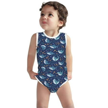 Vsdgher Cartoon Sharks2 Print Baby Unisex Baby Cotton Sleeveless Bodysuits Soft and velvety comfortable and breathable
Vsdgher Cartoon Sharks2 Print Baby Unisex Baby Cotton Sleeveless Bodysuits Soft and velvety comfortable and breathable