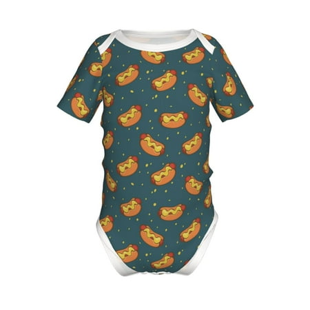Yiaed Hot Dog 6 Print Infant Climbing Short Sleeve Onesie One-Piece Baby Bodysuit Clothes 0-12 Months -2 Years
Yiaed Hot Dog 6 Print Infant Climbing Short Sleeve Onesie One-Piece Baby Bodysuit Clothes 0-12 Months -2 Years