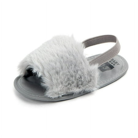 Summer Boys Girls Sandals Closed-Toe Anti-Slip Soft Sole Shoes Plush Slide Sandal Infant First Walkers Walking Shoes
Summer Boys Girls Sandals Closed-Toe Anti-Slip Soft Sole Shoes Plush Slide Sandal Infant First Walkers Walking Shoes