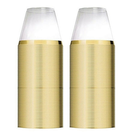 Golden Plastic Cups 9 Oz Disposable Cup Plastic Wine Glass Party Cups Transparent Plastic Cup for Parties
Golden Plastic Cups 9 Oz Disposable Cup Plastic Wine Glass Party Cups Transparent Plastic Cup for Parties
