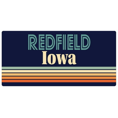 Redfield Iowa 5 x 2.5-Inch Fridge Magnet Retro Design