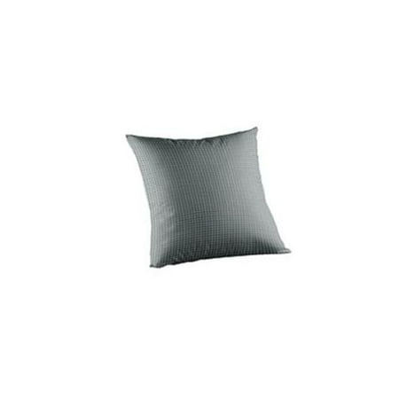 Patch Magic TPW136A Blue Sky and White Gingham Checks, Fabric Toss Pillow 16 x 16 inch