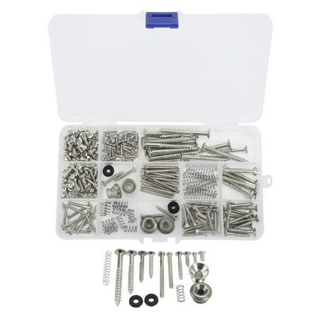 Electric Guitar Screw Kit Metal Screws Spring Strap Snap Assortment Set Repair FastenersSilver
Electric Guitar Screw Kit Metal Screws Spring Strap Snap Assortment Set Repair FastenersSilver