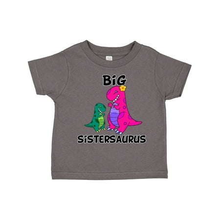 Inktastic Big Sistersaurus Gift Toddler Toddler Girl T-Shirt
