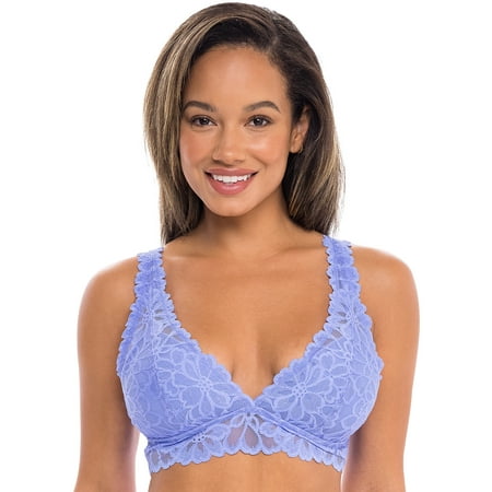 No Boundaries Juniors Lace Push Up Bralette
