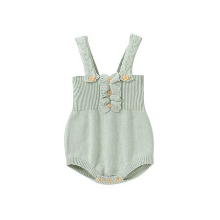Newborn Baby Girl Knit Rompers Sleeveless Bodysuit Infant Ribbed One Piece Jumpsuit
Newborn Baby Girl Knit Rompers Sleeveless Bodysuit Infant Ribbed One Piece Jumpsuit