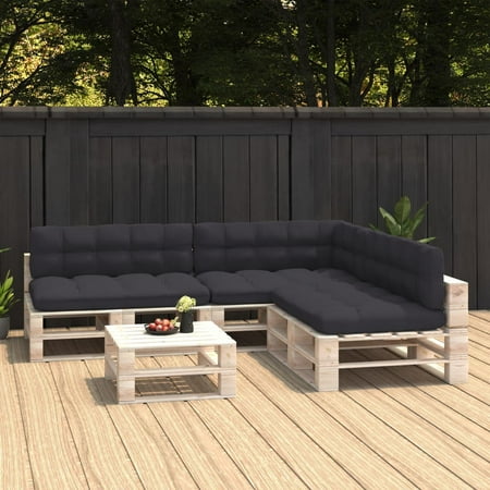 ametoys Pallet Sofa Cushions 7 pcs Anthracite