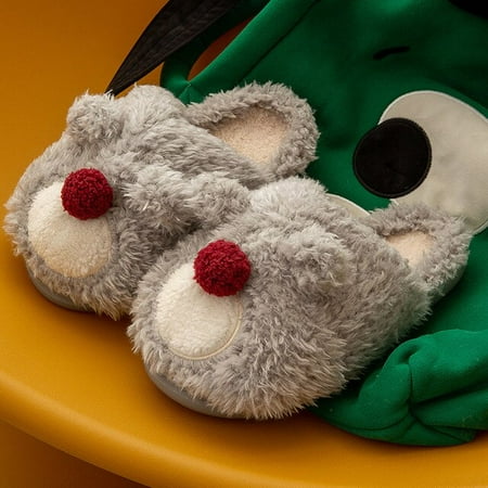CoCopeaunt Cute Bear Winter Plush Indoor Womens Slippers Home Flat Floor Home Soft Bedroom Warm Home Anti slip Thickened Slippers
CoCopeaunt Cute Bear Winter Plush Indoor Womens Slippers Home Flat Floor Home Soft Bedroom Warm Home Anti slip Thickened Slippers