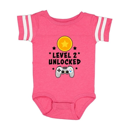 Inktastic Birthday Level 2 Unlocked with Coin and Stars Gift Baby Boy or Baby Girl Bodysuit
Inktastic Birthday Level 2 Unlocked with Coin and Stars Gift Baby Boy or Baby Girl Bodysuit