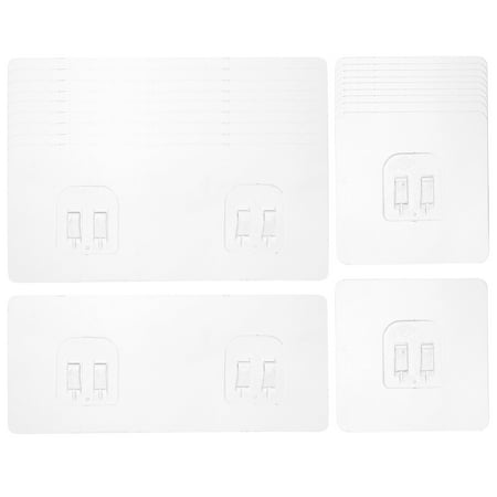 FRCOLOR 20pcs Clear Adhesive Suction Sticker No Drilling Bathroom Shower Shelf Sticker Hooks
FRCOLOR 20pcs Clear Adhesive Suction Sticker No Drilling Bathroom Shower Shelf Sticker Hooks