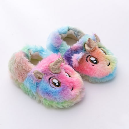 Amuver Girls Boys Slippers Kids Cartoon Plush Warm Slipper Anti Slip Soft Winter House Shoes for Indoor Outdoor Activities
Amuver Girls Boys Slippers Kids Cartoon Plush Warm Slipper Anti Slip Soft Winter House Shoes for Indoor Outdoor Activities