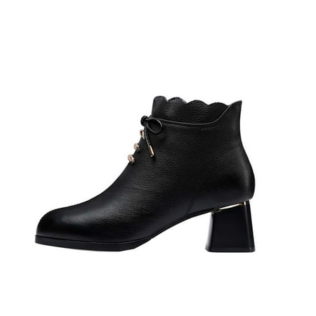 Boots Women Winter Boots For Women Women s Fashion Boots Lace Pointed Toe Middle Heel Side Zipper Short Boots Outerwear Ladies Boots Black
Boots Women Winter Boots For Women Women s Fashion Boots Lace Pointed Toe Middle Heel Side Zipper Short Boots Outerwear Ladies Boots Black