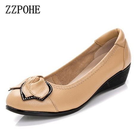 ZZPOHE Spring Autumn fashion Woman singles shoes leather soft soled Mother High Heels shoes comfortable women Plus Size shoes
ZZPOHE Spring Autumn fashion Woman singles shoes leather soft soled Mother High Heels shoes comfortable women Plus Size shoes