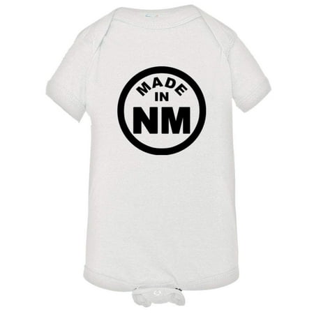 PleaseMeTees™ Baby From Born Made In New Mexico NM Logo Label HQ Jumper