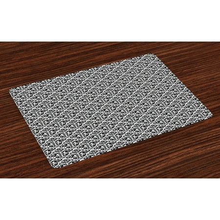 Damask Placemats Set of 4 Monochrome Floral Arrangement with Middle Eastern Motifs Asian Design Element Image Washable Fabric Place Mats for Dining Room Kitchen Table Decor Black White by Ambesonne
Damask Placemats Set of 4 Monochrome Floral Arrangement with Middle Eastern Motifs Asian Design Element Image Washable Fabric Place Mats for Dining Room Kitchen Table Decor Black White by Ambesonne