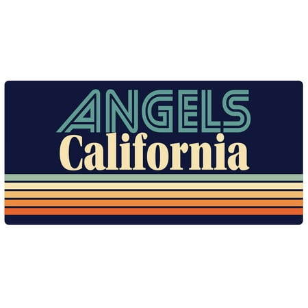 Angels California 5 x 2.5-Inch Fridge Magnet Retro Design