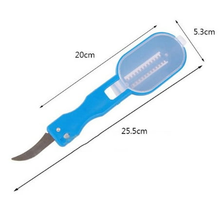 Practical Fish Scale Remover Plastic Descaler Cleaning Scraper Kitchen Fruit Vegetable Peeler Useful Scraper Accessories
Practical Fish Scale Remover Plastic Descaler Cleaning Scraper Kitchen Fruit Vegetable Peeler Useful Scraper Accessories