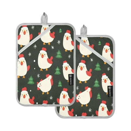 Two Pieces Of Square Heat Insulation Pad Oven Mitts 7x9.8 Inch Oven Microwave Kitchen Cooking Baking Christmas Cute Chick
Two Pieces Of Square Heat Insulation Pad Oven Mitts 7x9.8 Inch Oven Microwave Kitchen Cooking Baking Christmas Cute Chick