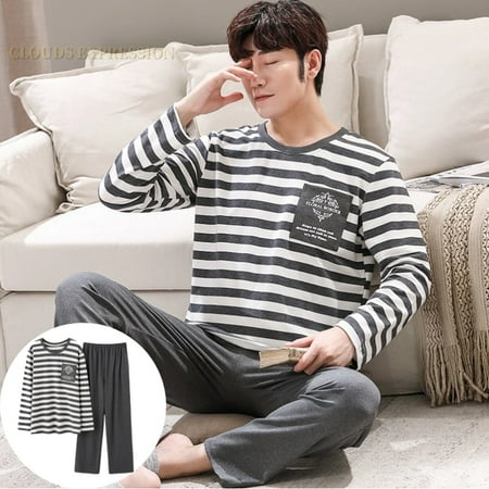 QWZNDZGR Autumn Winter Men s Cotton Pajamas Letter Striped Sleepwear Cartoon Pajama Sets Casual Sleep&Lounge Pyjamas Plus Size 4XL Pijama
QWZNDZGR Autumn Winter Men s Cotton Pajamas Letter Striped Sleepwear Cartoon Pajama Sets Casual Sleep&Lounge Pyjamas Plus Size 4XL Pijama