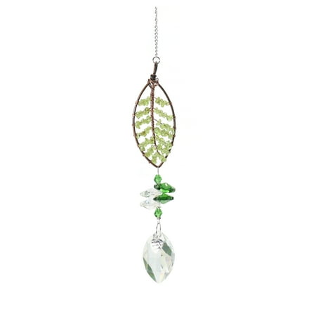 Pudcoco Crystal Pendant Creative Home Pendant Love / Leaf / Tree Shaped Garden Wind Chime
Pudcoco Crystal Pendant Creative Home Pendant Love / Leaf / Tree Shaped Garden Wind Chime