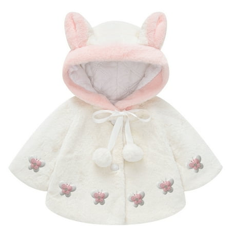 QWERTYU Toddler Baby Child Children Kids Girl Hooded Thicken Jackets Long Sleeve Fall Winter Flannel Cloak Cartoon Print Button Up Outerwear 1Y-4Y
QWERTYU Toddler Baby Child Children Kids Girl Hooded Thicken Jackets Long Sleeve Fall Winter Flannel Cloak Cartoon Print Button Up Outerwear 1Y-4Y