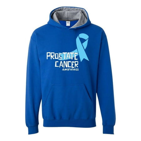 Prostate Cancer Awareness Unisex Hoodie Hoodies Contrast Color