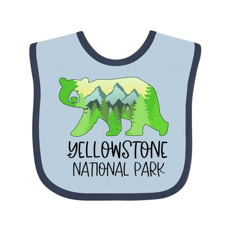 Inktastic Yellowstone National Park- Mountains and Bear Shape Gift Baby Boy or Baby Girl Bib
Inktastic Yellowstone National Park- Mountains and Bear Shape Gift Baby Boy or Baby Girl Bib