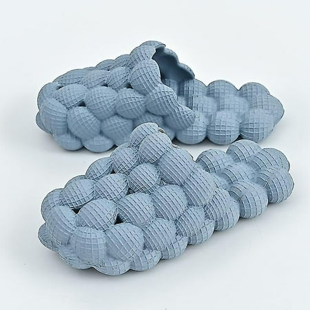 Massage Bubble Slippers Unisex Fun Anti-Slip Spa Slippers Soft Bubble Cloud Slippers