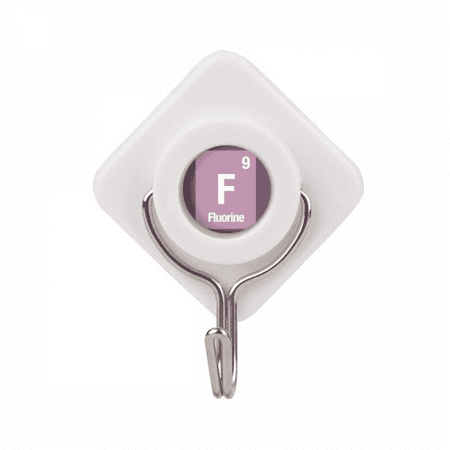 F Fluorine Checal Element Science Adhesive Wall Hooks Hanging Self Sticky
