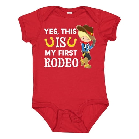 Inktastic Yes This is My First Rodeo- Cowboy in Hat and Boots Gift Baby Boy Bodysuit
Inktastic Yes This is My First Rodeo- Cowboy in Hat and Boots Gift Baby Boy Bodysuit