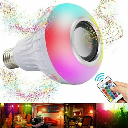 Wireless Bluetooth LED Light Speaker Bulb RGB E27 12W Music Playing Remote
Wireless Bluetooth LED Light Speaker Bulb RGB E27 12W Music Playing Remote