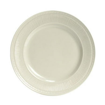 Hampshire American 6.5 in. Embossed Plate - White - 3 Dozen