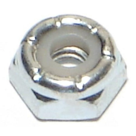 #8-32 Zinc Grade 2 Nylon Insert Lock Nuts LKNUT-068 (10 pcs.)