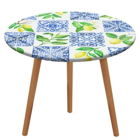 Bybiment Round Fitted Tablecloth with Elastic Edge Pattern Watercolor Painted Blue Decorative Tablecloth Table Cover 51 Inch
Bybiment Round Fitted Tablecloth with Elastic Edge Pattern Watercolor Painted Blue Decorative Tablecloth Table Cover 51 Inch